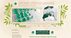 Desktop Screenshot of certifiedemerald.com